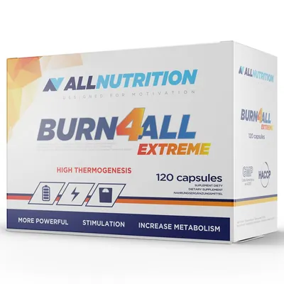 Жироспалювач Allnutrition Burn4all Extreme, 120 капсул