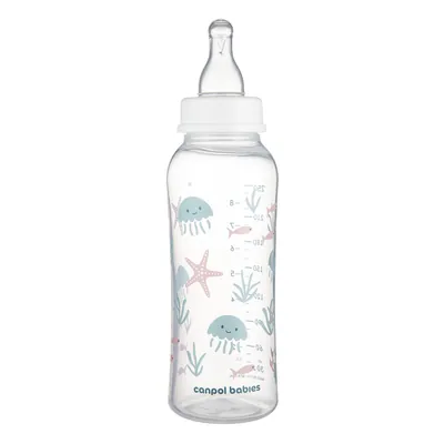 Пляшечка Canpol Babies 11/870_pin Love&Sea стандартна рожева, 250 мл