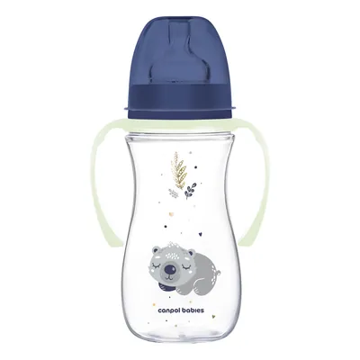 Пляшечка Canpol Babies EasyStart Sleepy Koala 35/238_blu антиколікова з широким отвором, блакитна, 300 мл