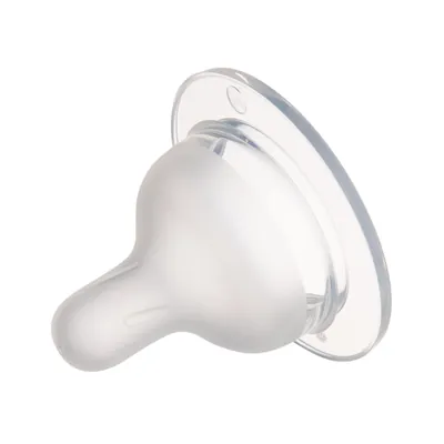 Соска силіконова Canpol Babies кругла 59/892 до пляшечки S-Shape M повільна, 2 шт