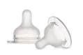 Соска силіконова Canpol Babies кругла 59/892 до пляшечки S-Shape M повільна, 2 шт