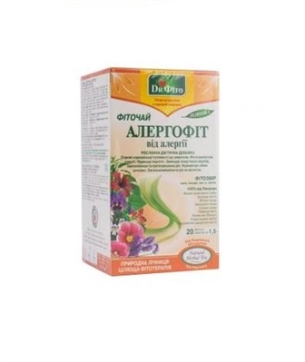Фіточай Dr.Fito Аллергофіт від алергії по 1,5 г №20 в філ.-пак.