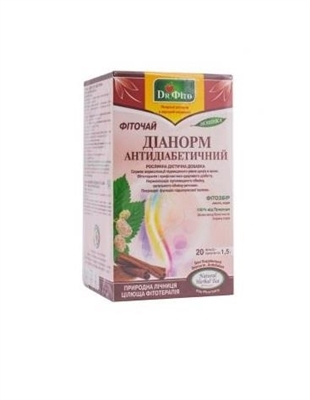 Фіточай Dr.Fito Діанорм антидіабетичний по 1.5 г №20 в філ.-пак.