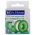 Пластир медичний Dr. House на полімерній основі водостійкий 2,5 см х 500 см, уп. з підвісом, 1 штука
