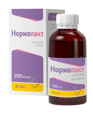 Нормолакт сироп 670 мг/мл по 200 мл у флак.