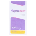 Нормолакт сироп 670 мг/мл по 200 мл у флак.