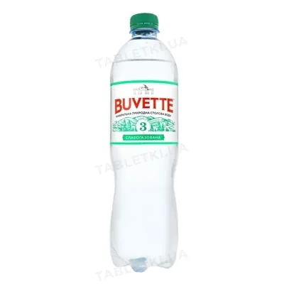 Вода мінеральна Buvette Vital слабогазована, 0,75 л