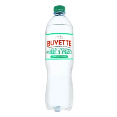 Вода мінеральна Buvette №3 слабогазована, 0,75 л