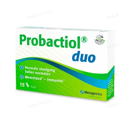 Пробактіол Дуо Metagenics Probactiol Duo капсули №15