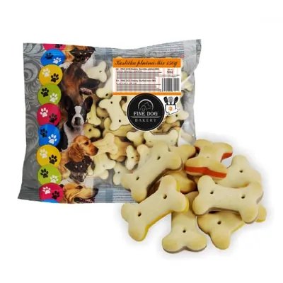 Печиво для собак Fine Dog Мікс кісточки фаршировані, 150 г