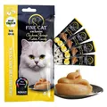 Ласощі для котів Fine Cat кремові з куркою та креветкою, 4 штуки