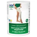 Бинт еластичний MedTextile середньої розтяжності, розмір 5 м х 12 см