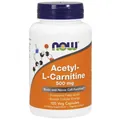 Ацетил-L Карнітін NOW Acetyl-L-Carnitine 500 мг вег. капсули №100