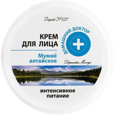 Крем для лица Домашний Доктор Мумиё Алтайское, 100 мл