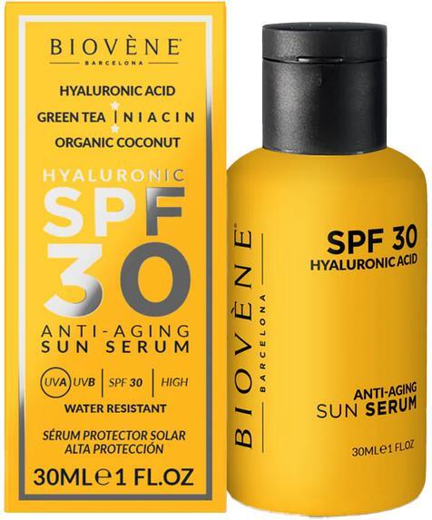 Сыворотка для лица Biovene увлажняющая против старения с гиалуроновой кислотой SPF30, 30 мл