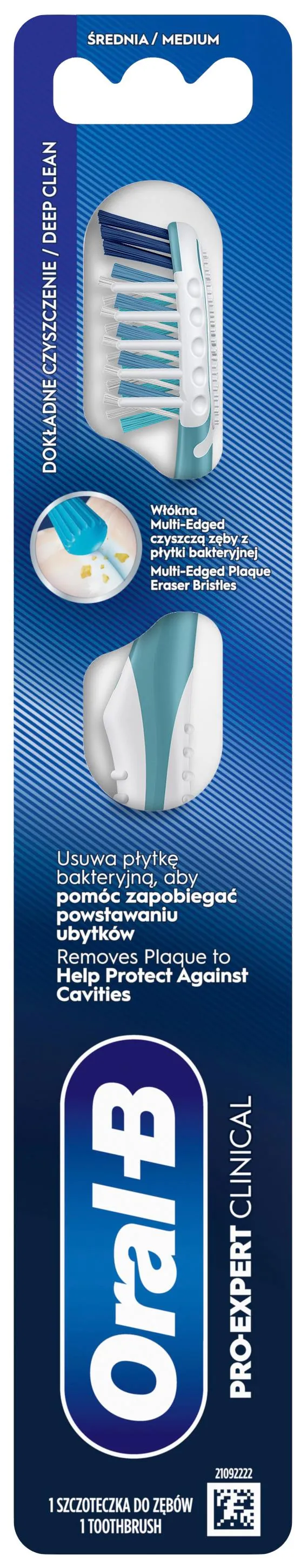 Зубна щітка Oral-B Pro-Expert Clinical, середня, 1 шт