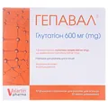 Гепавал порошок для р-ну д/ін. по 600 мг №10 у флак. з р-ком