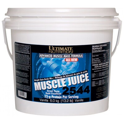 Гейнер Ultimate Nutrition Muscle Juice 2544, ваниль, 6000 г