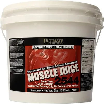 Гейнер Ultimate Nutrition Muscle Juice 2544, полуниця, 6000 г