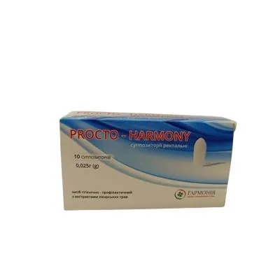 Супозиторії Procto-Harmony Гармонія 2000 №10