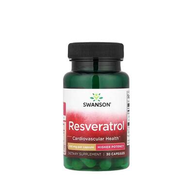 Ресвератрол Swanson Resveratrol 250 мг, 30 капсул
