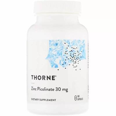 Цинк Пиколинат 30 мг Thorne Research Zinc Picolinate капсулы №180
