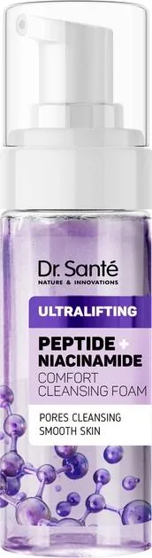Пінка для вмивання Dr.Sante Ultralifting Пептид + Ніацинамід комфортна очищуюча, 150 мл