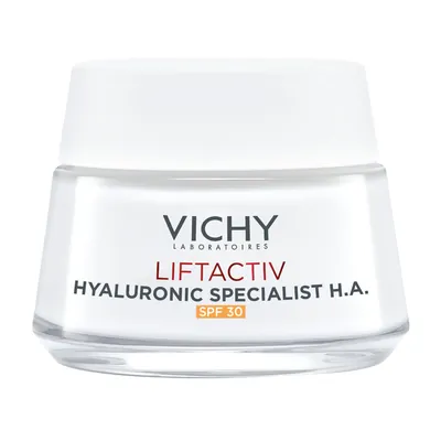 Крем для обличчя Vichy Liftactiv H.A. Hyaluronic Specialist SPF30 антивіковий для корекції зморшок та пружності всіх типів шкіри, 50 мл