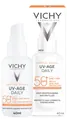 Флюїд сонцезахисний Vichy Capital Soleil UV-Age Daily проти ознак фотостаріння шкіри обличчя SPF 50+, 40 мл