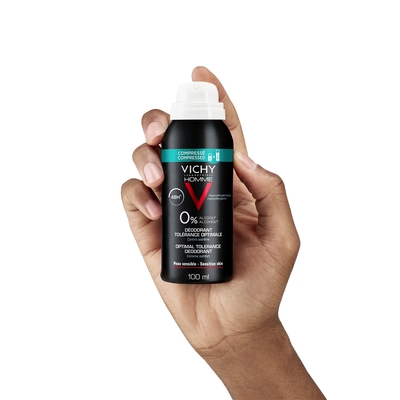 Дезодорант спрей Vichy Homme 48h Optimal Tolerance оптимальний комфорт чутливої шкіри, 100 мл