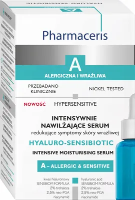 Сироватка для обличчя Pharmaceris A Hyaluro Sensibiotic інтенсивно зволожуюча, 30 мл