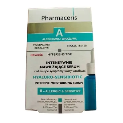 Сироватка для обличчя Pharmaceris A Hyaluro Sensibiotic інтенсивно зволожуюча, 30 мл