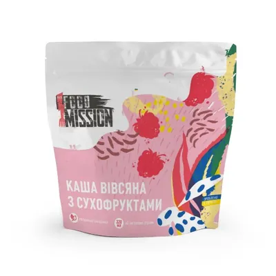 Вівсянка Food Mission із сухофруктами, 100 г