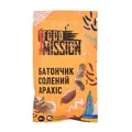 Батончик Food Mission солоний арахіс, 40 г