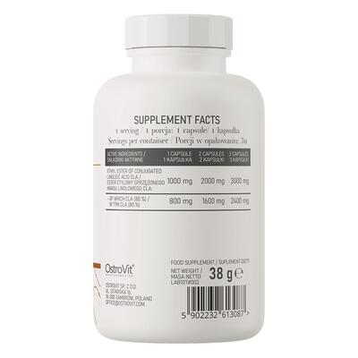 Жиросжигатель OstroVit CLA 1000, 30 капсул