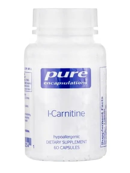 Жироспалювач Pure Encapsulations L-Carnitine, 60 капсул