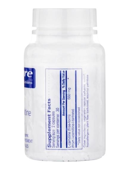 Жиросжигатель Pure Encapsulations L-Carnitine, 60 капсул