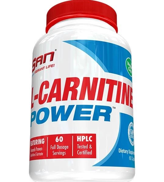 Жиросжигатель SAN L-Carnitine Power, 60 капсул