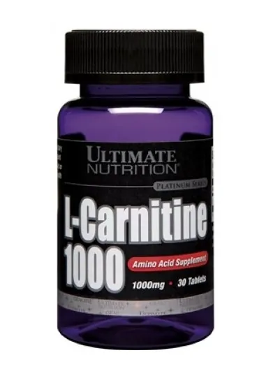 Жироспалювач Ultimate Nutrition L-Carnitine 1000, 30 таблеток