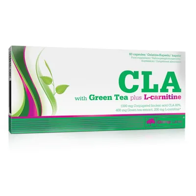Жироспалювач Olimp CLA with Green Tea plus L-carnitine, 60 капсул