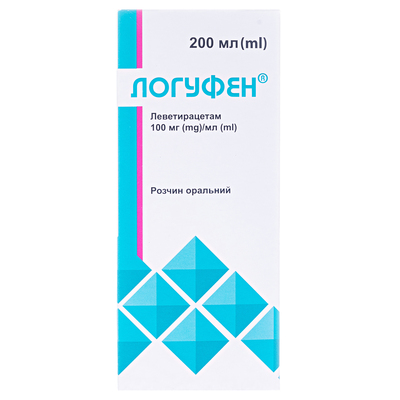 Логуфен раствор ор. 100 мг/мл по 200 мл во флак. стекл. с дозат.