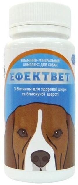 Кормовая добавка для собак Эффектвет с биотином по 1 г таблетки, 100 штук
