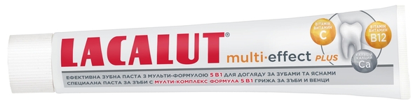 Зубная паста Lacalut Multi-effect Plus 5 в 1, 75 мл