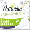 Прокладки гігієнічні Naturella Cotton Protection Ultra Night 6 крапель, 9 шт