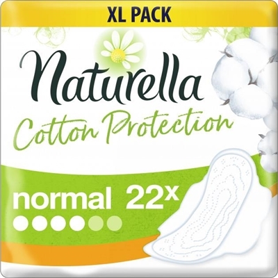 Прокладки гигиенические Naturella Cotton Protection Ultra Normal 4 капли, 22 шт