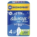 Прокладки гігієнічні Always Ultra Night, 6 крапель, 4 розмір, 36 шт