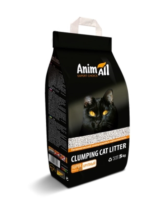 Наполнитель для туалета AnimAll бентонитовый крупный, 5 кг