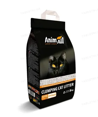 Наповнювач для туалету AnimAll бентонітовий крупний, 5 кг
