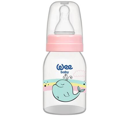 Бутылочка для кормления Wee Baby Classic PP, силиконовая соска №1, 125 мл
