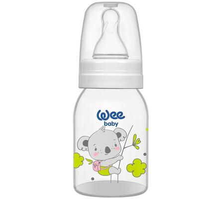 Бутылочка для кормления Wee Baby Classic PP, силиконовая соска №1, 125 мл